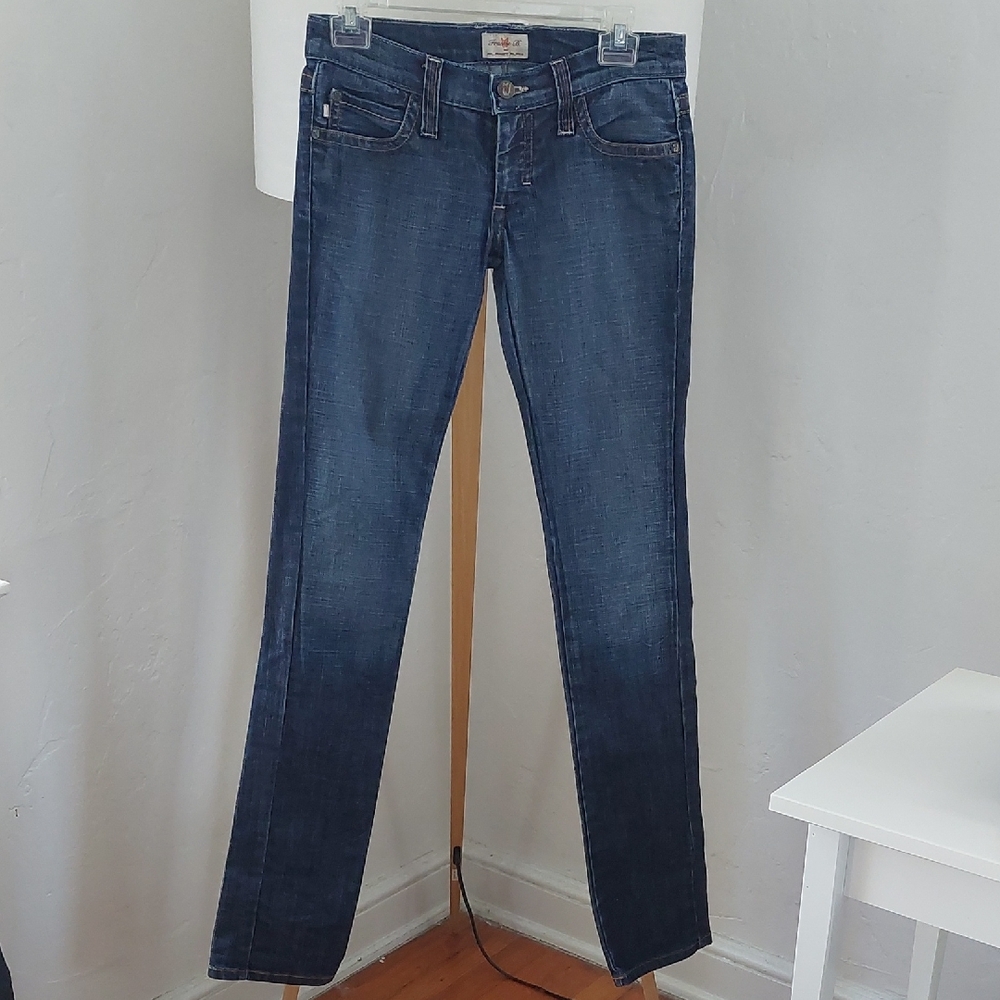 Frankie B For Planet Funk Dark Blue Skinny Jeans